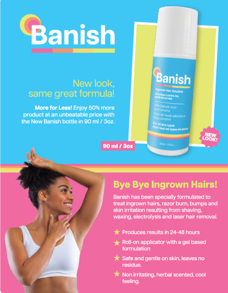 Banish Ingrown Hair Solution 60ML