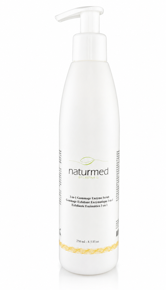 Naturmed 3 in One Enzyme Scrub (Dermal Scrub) 250ml